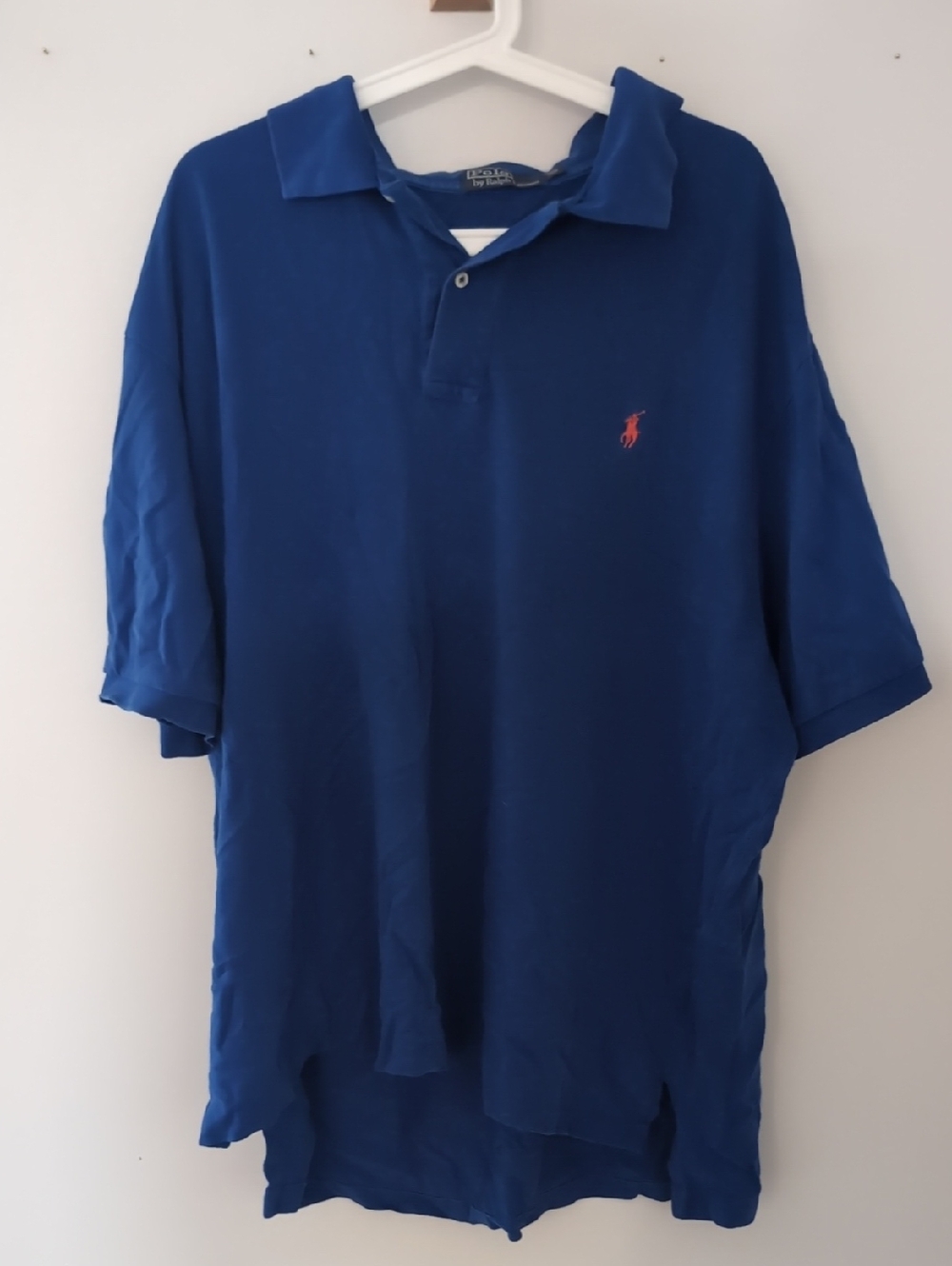 Ralph Lauren Royal Blue Polo with Orange Pony
